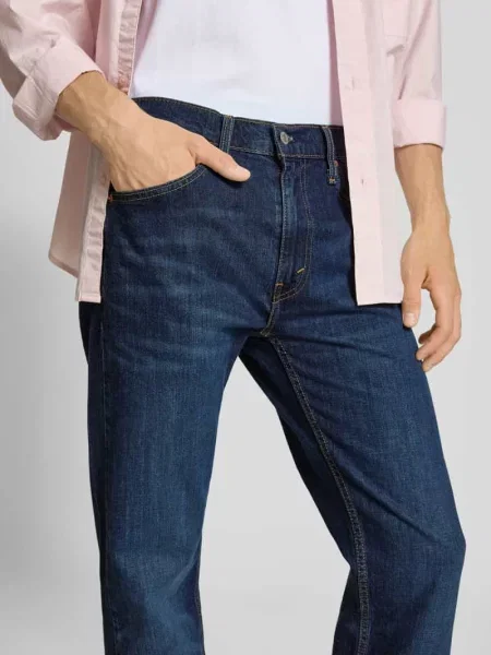 Jeansy o kroju regular fit z 5 Levi's granatowe