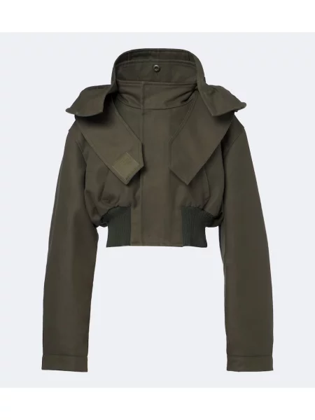 Decupat geacă Balenciaga verde