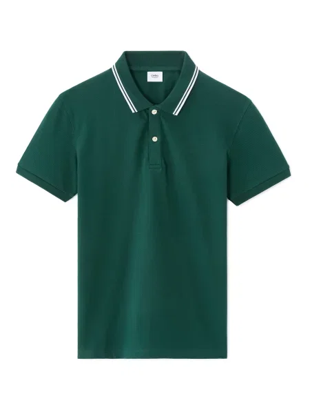 Tricou polo Celio alb