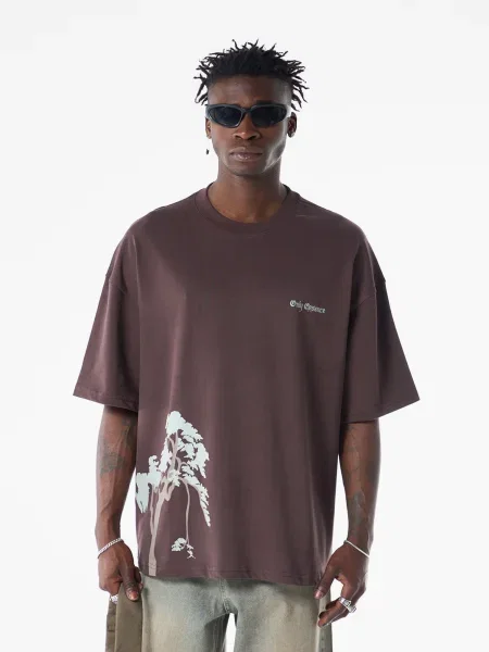 VAMOS CLO Tricou maro alb