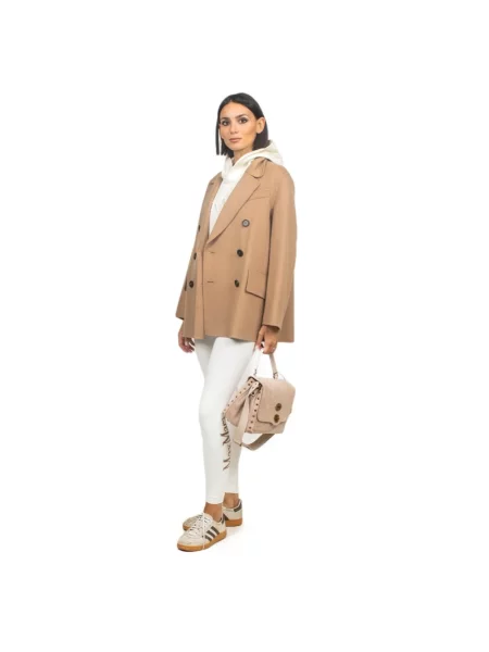 Marynarka Max Mara wełniana brązowa