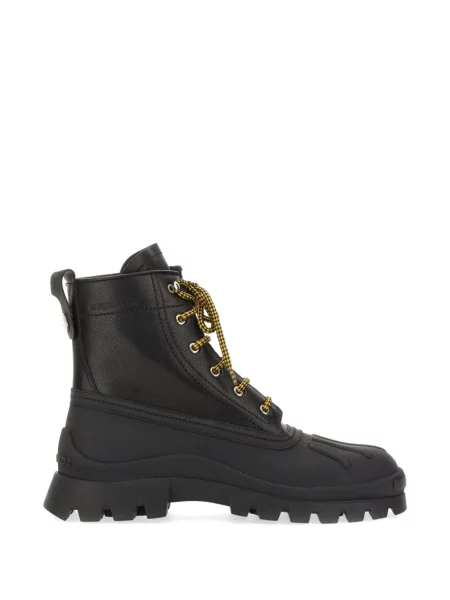 Botine Dsquared2 cu șireturi din dantelă negru