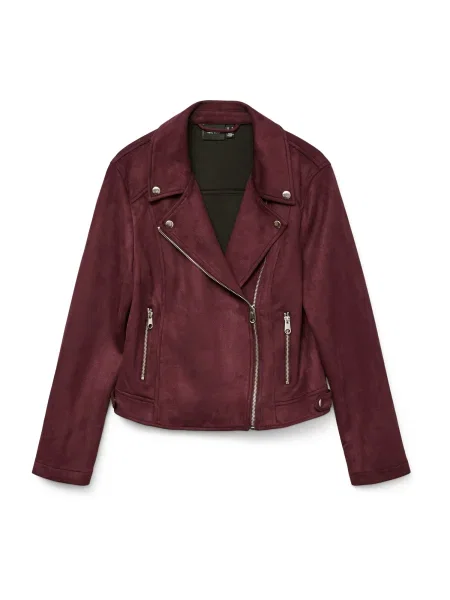 Vero Moda Geacă din imitație de piele Jose violet