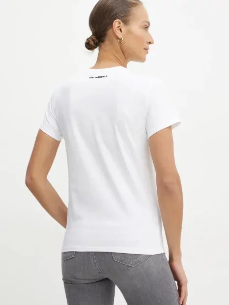 KARL LAGERFELD Tricou alb