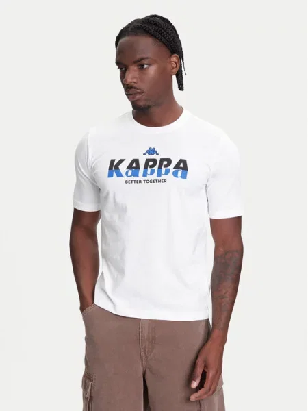 Kappa T-Shirt biały