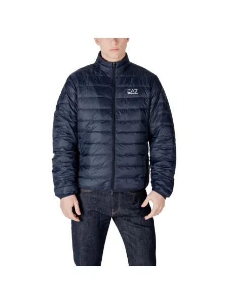 Emporio Armani Vatovaná bunda PNGPZ Tmavomodrá modrá