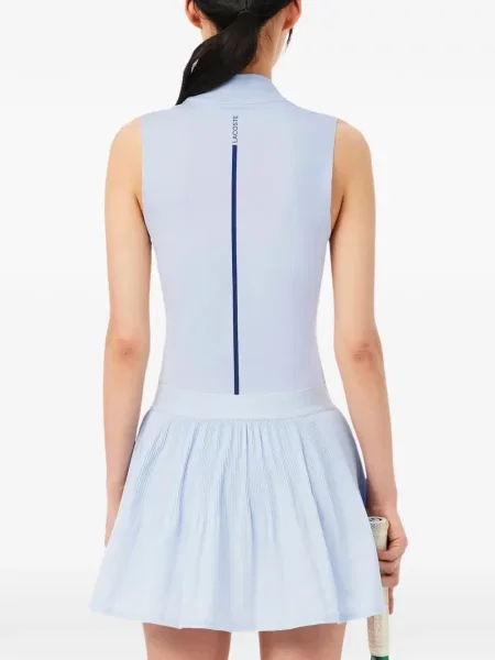 Top sportowy Lacoste bez rękawów niebieski