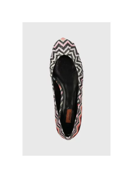 Balerinki Missoni skórzane