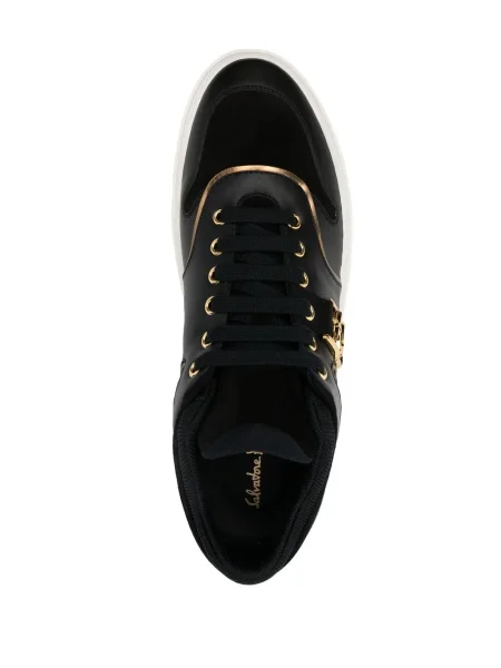 Sneakerși Ferragamo negru