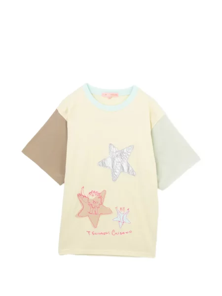 Тениска Tsumori Chisato с принт зелено