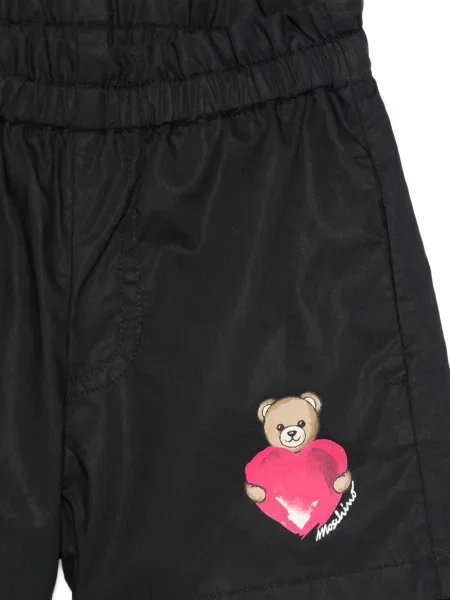 Szorty dziecięce Moschino czarne