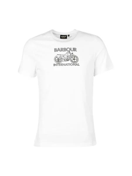 Koszulka Barbour z nadrukiem biała