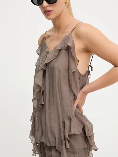 Брюки Answear.lab серые