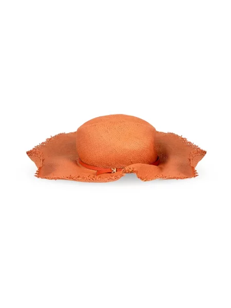 Czapka Patrizia Pepe pomarańczowa