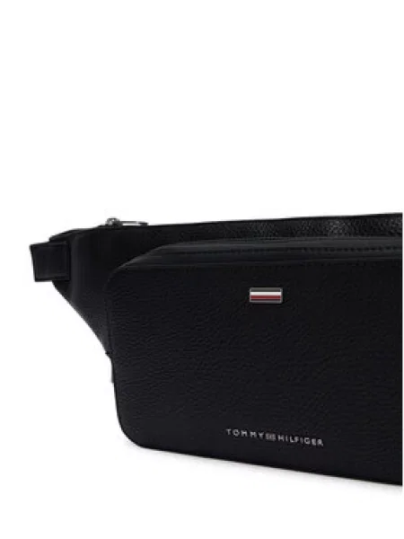 TOMMY HILFIGER Torbica za okrog pasu CENTRAL' črna
