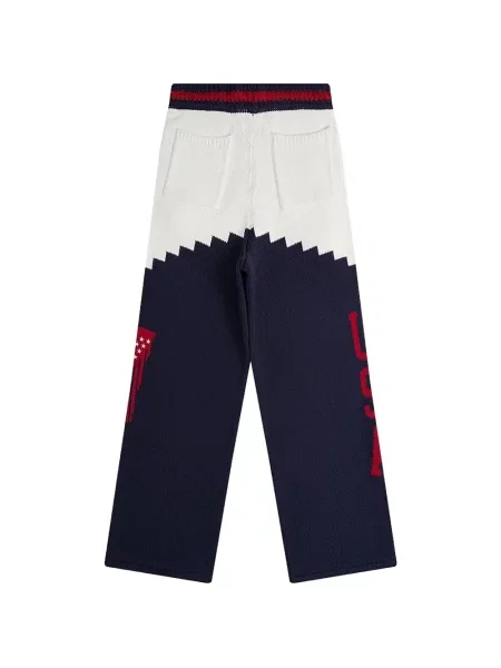 Pantaloni Rhude tricotate albastru