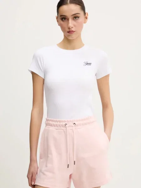 Тениска Guess Jeans бяло