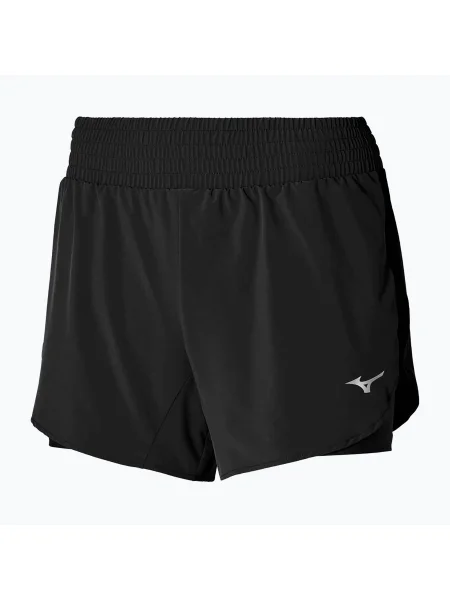 Pantaloni scurți de alergare pentru femei Mizuno negru