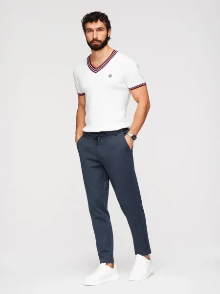 Pantaloni Ombre albastru