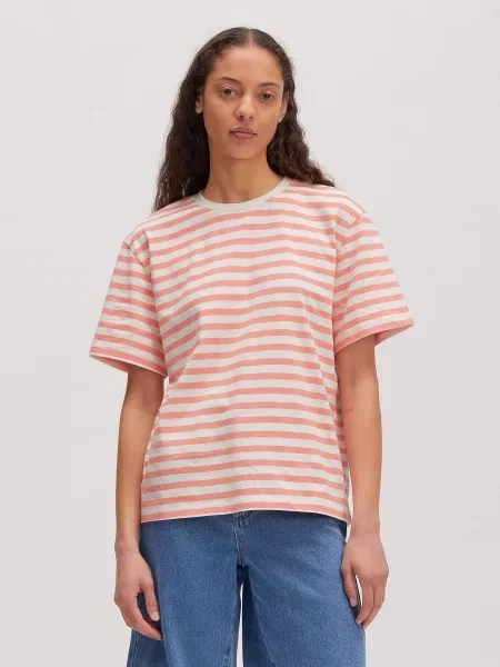 EDITED Tricou Milly portocaliu alb