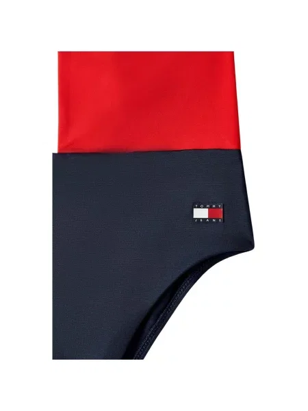 Tommy Hilfiger Underwear Jednodielne plavky SCOOP námornícka / červená / biela modrá