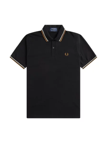 Koszulka polo Fred Perry czarna