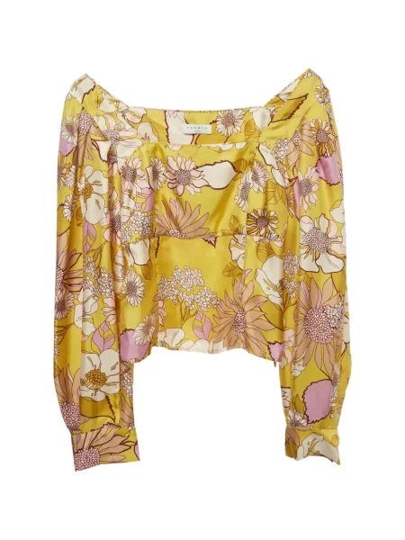 Bluză Sandro cu model floral cu imagine galben