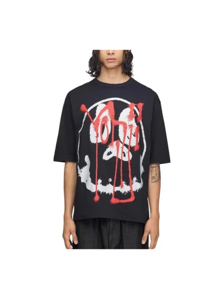 T-shirt Chito Graphic Short Sleeve Tee UNISEX Black L czarna
