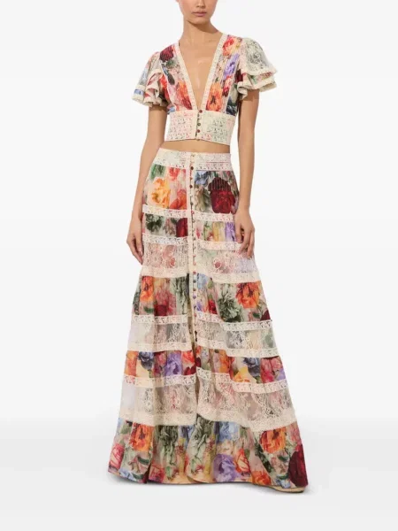 Bluză Alice + Olivia cu model floral cu imagine