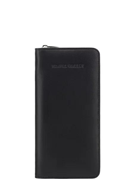 Кожаный кошелек Visconti черный