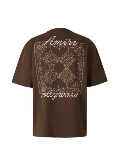 Tricou Amiri cu imagine maro