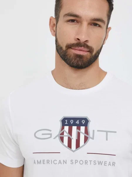 Тениска Gant бяло