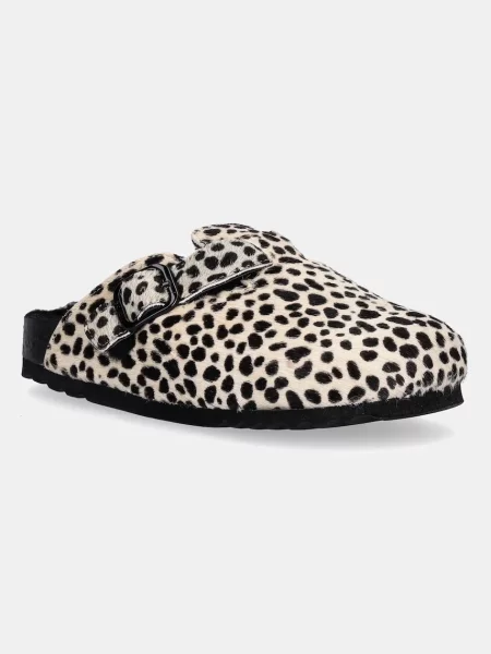 Kožené papuče Scholl FAE NEW béžová