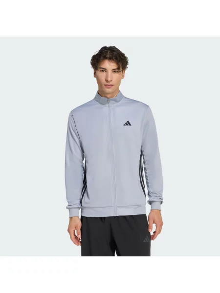 BLUZA DRESOWA WORKOUT ESSENTIALS ALL-SET KNIT TRACK TOP czarna