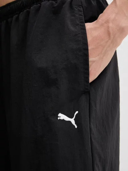 Брюки Puma с высокой посадкой черные