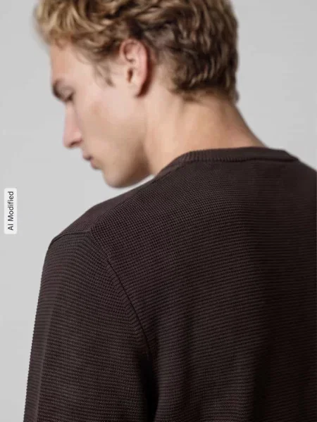Sweter o kroju regular fit z czystej bawełny Marc O'polo Denim