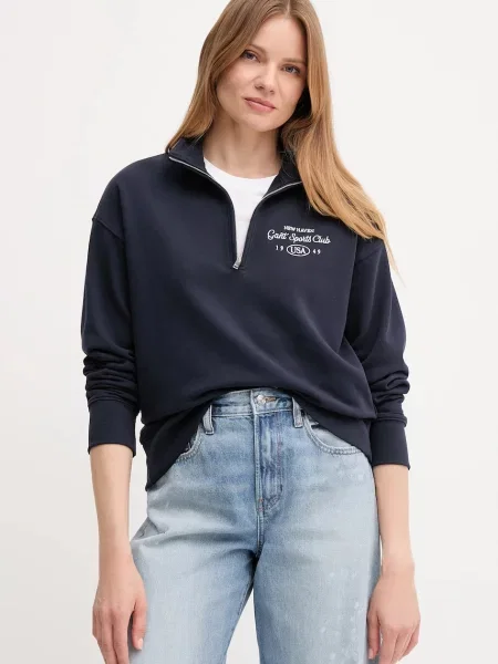 Gant hanorac de bleumarin cu imprimeu