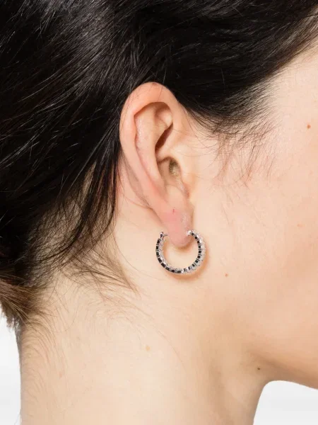 Cercei Swarovski argintiu