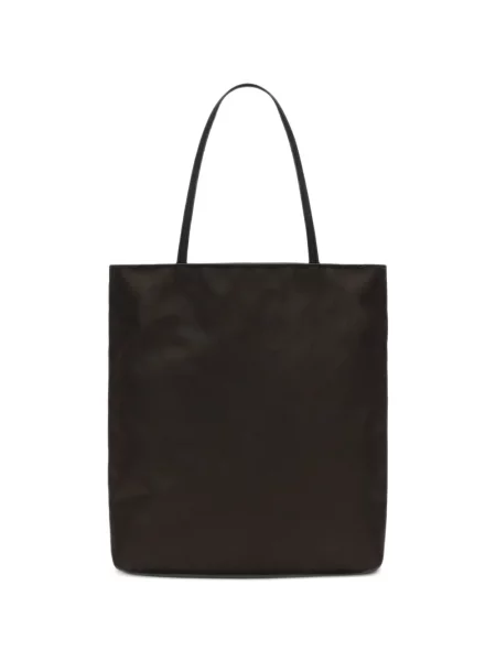 Geantă shopper Valesque din satin maro
