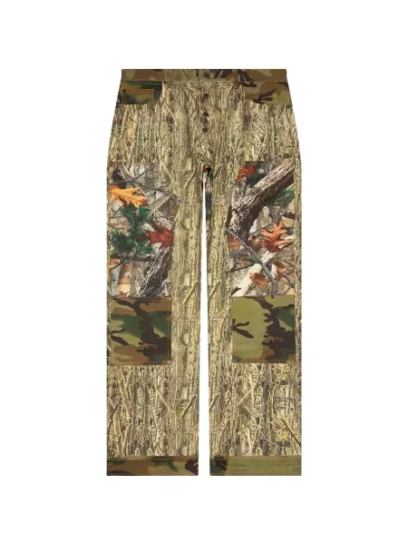 Blugi drepți Off-white cu imagine alb