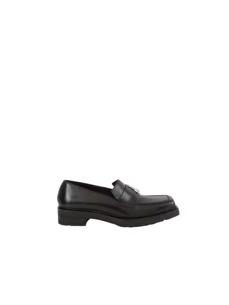 Loafersy Patrizia Pepe czarne