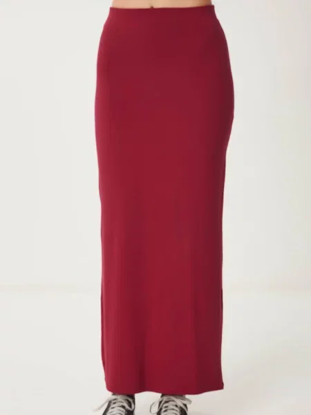 Happiness İstanbul Fustă cranberry roșu