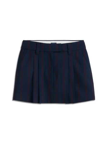 Tommy Jeans Fustă bleumarin / roşu închis