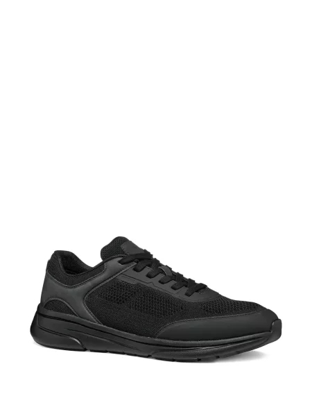 Sneakerși Geox plasă negru