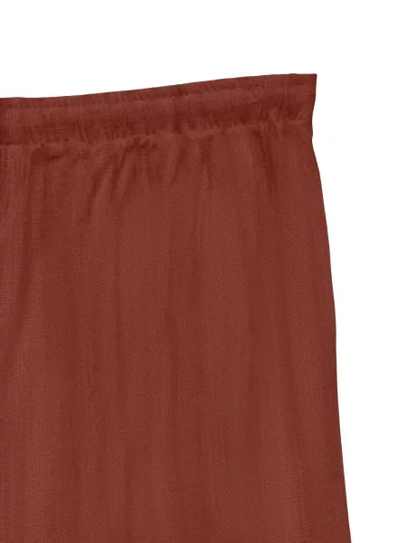 VERO MODA Nohavice VMRosie hrdzavohnedá