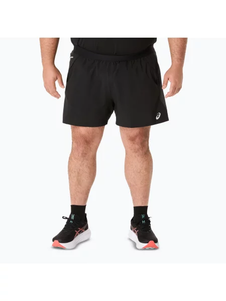 Spodenki do biegania ASICS Road performance black/graphite grey czarne