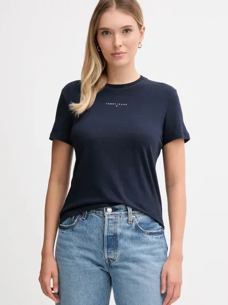 Tommy Jeans tricou bleumarin