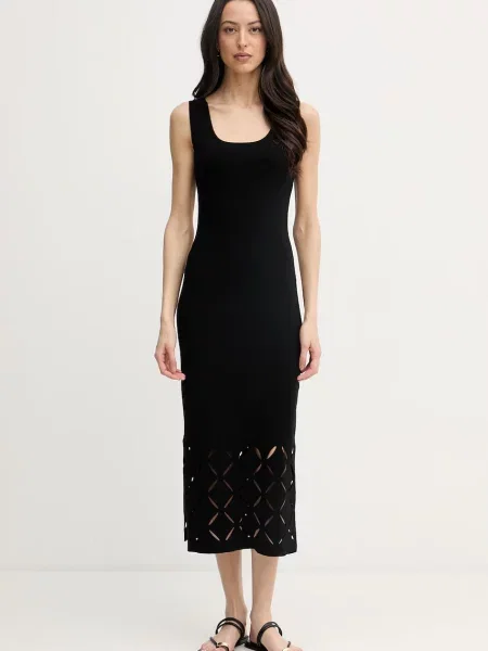 Joseph Ribkoff rochie tricotată cu vâscoză negru