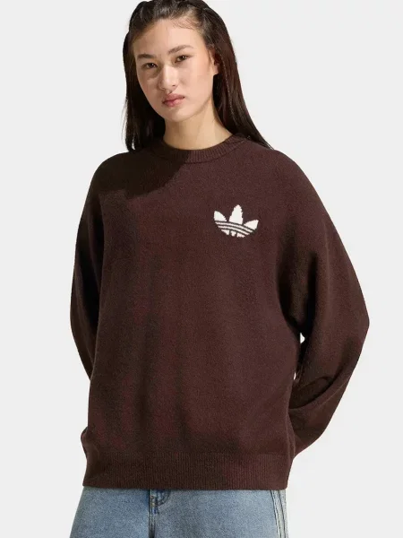 Adidas Originals pulover pentru femei ATHL Dept maro