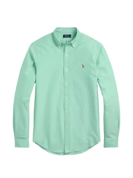 Tricou polo Polo Ralph Lauren cu glugă cu blană cu broderie roșu